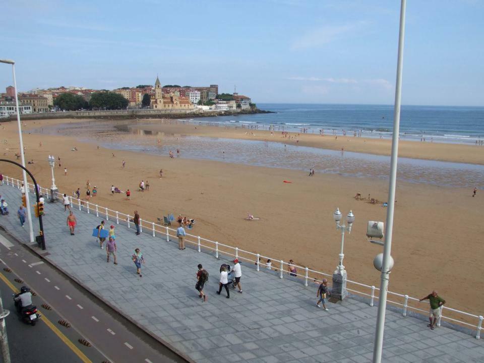 Vivienda En Gijon Frente Al Mar Vila Exterior foto